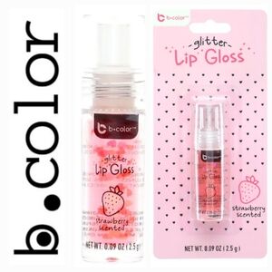 2/$6 B•Color Strawberry Glitter Lip Gloss
